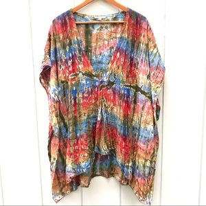 Pineapples Hawaii Caftan Cover-Up